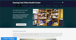 Desktop Screenshot of dancingcatsvet.com